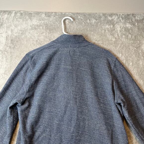 Marine Layer Clayton Pullover in‎ Light Blue Heather Size Large - Picture 3 of 7